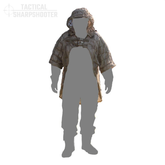 Ghillie Suit Foundation Jacket with Removable Hood