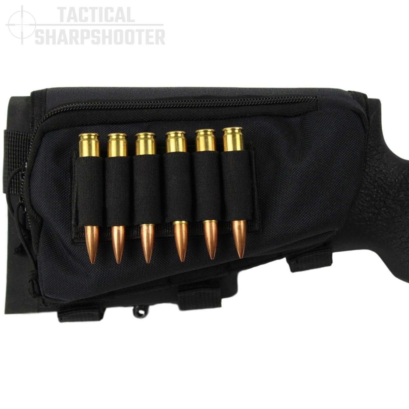 Stock Pack Rifle Stock Pack | Cheek Pad | Buttstock Pouch | Cheek Riser |Ammo ...